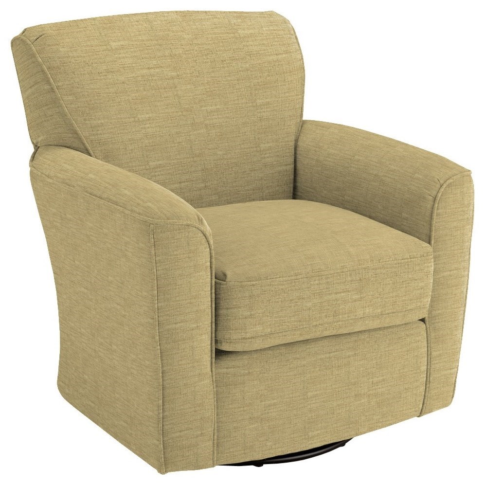 Best Home Furnishings Kaylee 2888 Kaylee Swivel Barrel Chair Lynn s Furniture Mattress Uph Upholstered Chairs